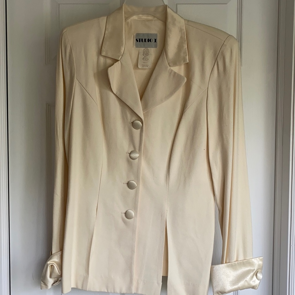 2 piece long sleeve long skirt suit
